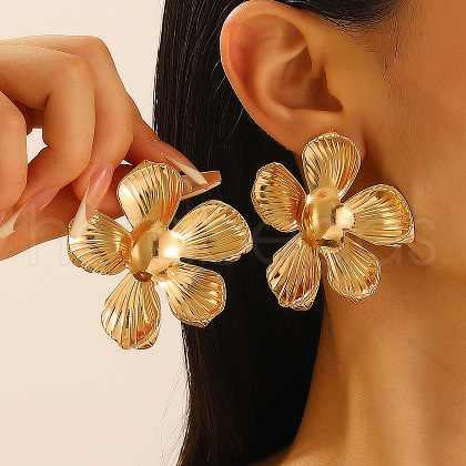 Alloy Stud Earrings WG24519-03-1