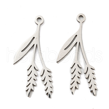 Non-Tarnish 201 Stainless Steel Pendants STAS-M318-01P-1