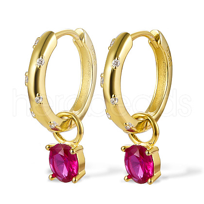 S925 Sterling Silver Flat Round Hoop Earrings NE2810-7-1