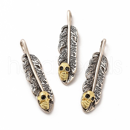 Rack Plating Brass Micro Pave Cubic Zirconia Pendants KK-K165-21-1