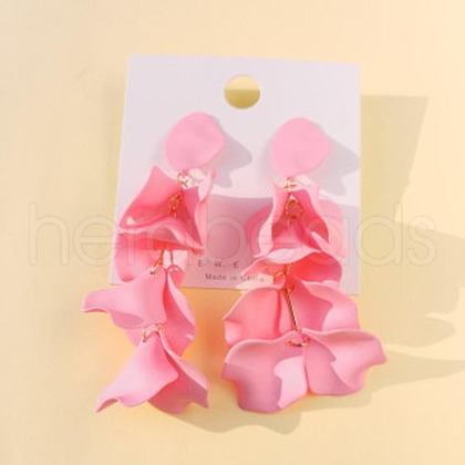 Alloy Stud Earrings for Women WGFE0DA-33-1