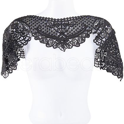 Polyester Computerized Embroidery Collar AJEW-WH0314-95B-1