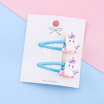Metal Snap Hair Clips PW-WGFAEB1-05-1
