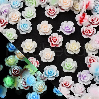 Luminous Resin Decoden Cabochons RESI-K036-38-1