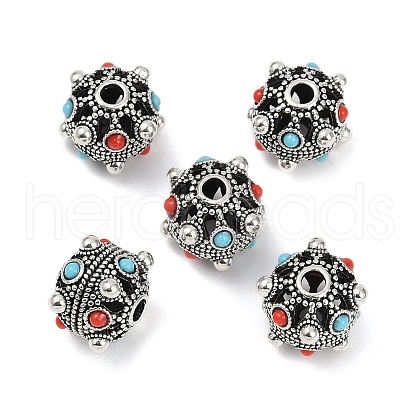Tibetan Style Alloy Beads FIND-Z072-01AS-1