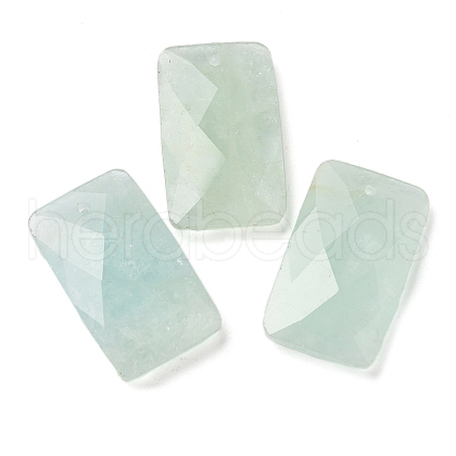 Natural Aquamarine Pendants G-Z071-04I-1
