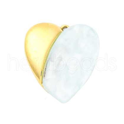304 Stainless Steel Pendants STAS-V004-08G-02-1