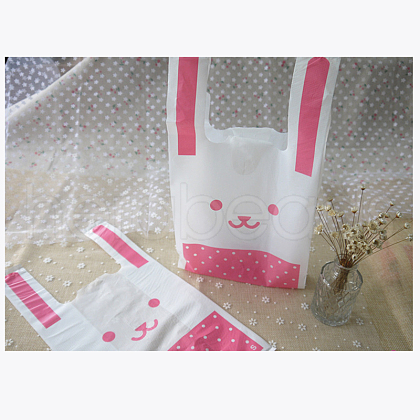 Kawaii Bunny Plastic Candy Bags PE-L002-16-1