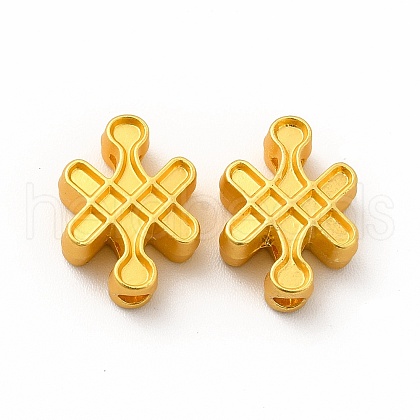 Rack Plating Alloy Beads PALLOY-A001-47MG-1