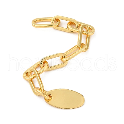 Brass Ends with Chain KK-D378-09G-01-1