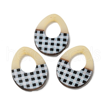 Resin & Wood Pendants RESI-XCP0002-10-1