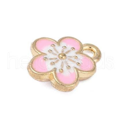Alloy Enamel Pendants X-FIND-Z070-05G-04-1