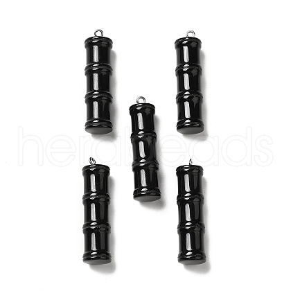 Natural Obsidian Pendants G-I340-A27-1