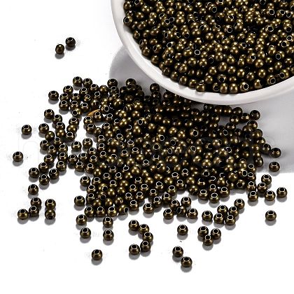 Brass Smooth Round Beads J0JX9052-1
