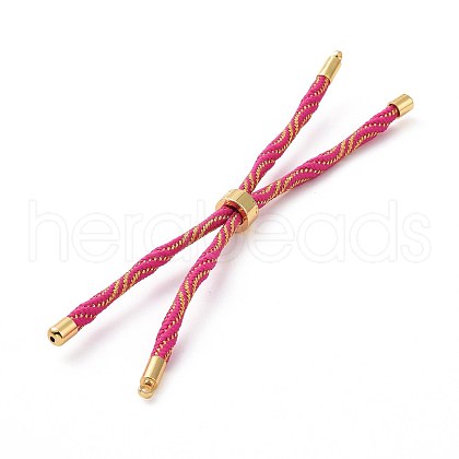 Nylon Cord Silder Bracelets MAK-C003-03G-11-1