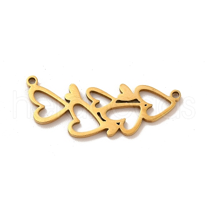 201 Stainless Steel Pendants STAS-B037-03G-1