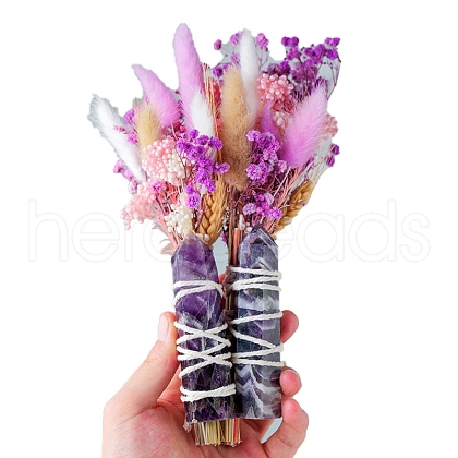 Mother's Day Natural Amethyst Artifical Bouquets PW-WG28914-01-1