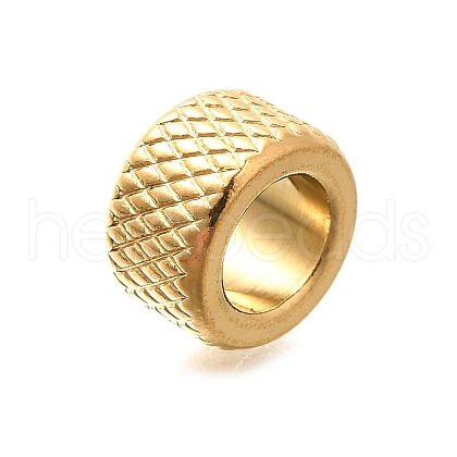 304 Stainless Steel European Beads STAS-R140-04G-01-1