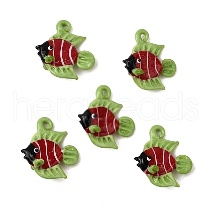 Handmade Lampwork Pendants LAMP-S079-04A-1