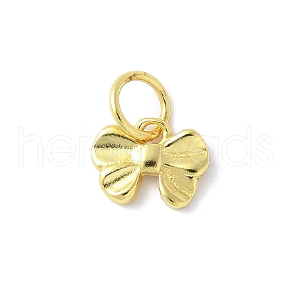 925 Sterling Silver Bowknot Charms STER-M093-01G-1