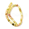 Natural Dyed White Jade Beads Strands G-U023-B03-03-3