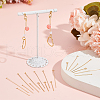 Unicraftale 240Pcs 4 Styles 304 Stainless Steel Eye Pins & Flat Head Pins STAS-UN0057-87-2