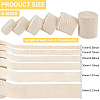 BENECREAT 12M 6 Styles Flat Polycotton & Cotton Twill Tape Ribbon OCOR-BC0007-40A-2