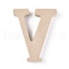 Letter Unfinished Wood Slices DIY-WH0162-62V-1