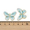 304 Stainless Steel Enamel Pendants STAS-L290-36B-G-3