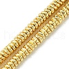 Electroplated Synthetic Non-Magnetic Hematite Beads Strands G-H020-F01-03-1