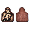 Eco-Friendly Cowhide Leather Big Pendants FIND-N049A-09A-01-2