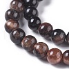 Natural Tiger Eye Beads Strands G-K301-6mm-01-3