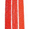 Electroplate Glass Beads Strands EGLA-A044-P4mm-A03-2