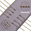 SOFPLATE 100Pcs Steel Ball Chains for Price Tag Chains FIND-SP0002-58AB-6