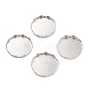 Non-Tarnish 316 Surgical Stainless Steel Cabochon Tray Settings STAS-I187-05A-P-1