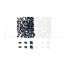  360Pcs 6 Styles 2-Hole Opaque Glass Seed Beads SEED-NB0002-13-7