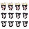 Mother's Day Trapezoid Paper Flower Gift Tote Bags with Plastic Visible Window ABAG-WH0045-25B-1