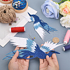 Phoenix Computerized Embroidery Cloth Iron on/Sew on Appliques PATC-WH0009-15-3
