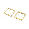 Brass Beads Frames KK-M288-01G-B-2