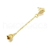 Brass Pendants KK-K300-08G-2