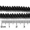 Natural Black Stone Beads Strands G-Z030-A21-01-5