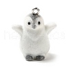 Flocky Resin Pendants FIND-I044-24-1