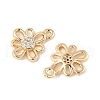 Brass Micro Pave Cubic Zirconia Pendants KK-R219-15G-2