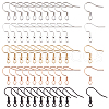 SUNNYCLUE 100Pcs 5 Styles 304 & 316 Surgical Stainless Steel Earring Hooks STAS-SC0007-56-1