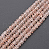 Crackle Glass Beads Strands GLAA-S192-B-006F-1