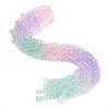 Transparent Painted Glass Beads Strands X1-DGLA-A034-T6mm-A23-1