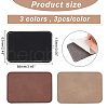9Pcs 3 Colors Imitation Leather Laserable Label Tags DIY-FG0003-46-2
