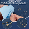 Unicraftale 2 Colors 925 Sterling Silver with Clear Cubic Zirconia Earring Hooks STER-UN0001-30-5