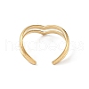 12Pcs Ion Plating(IP) 304 Stainless Steel V-Shaped Open Cuff Rings for Women RJEW-G312-04G-4