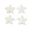 Natural Freshwater Shell Starfish Charms SHEL-K006-42-1
